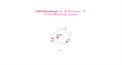 Desktop Screenshot of cafe-katzenberger.de
